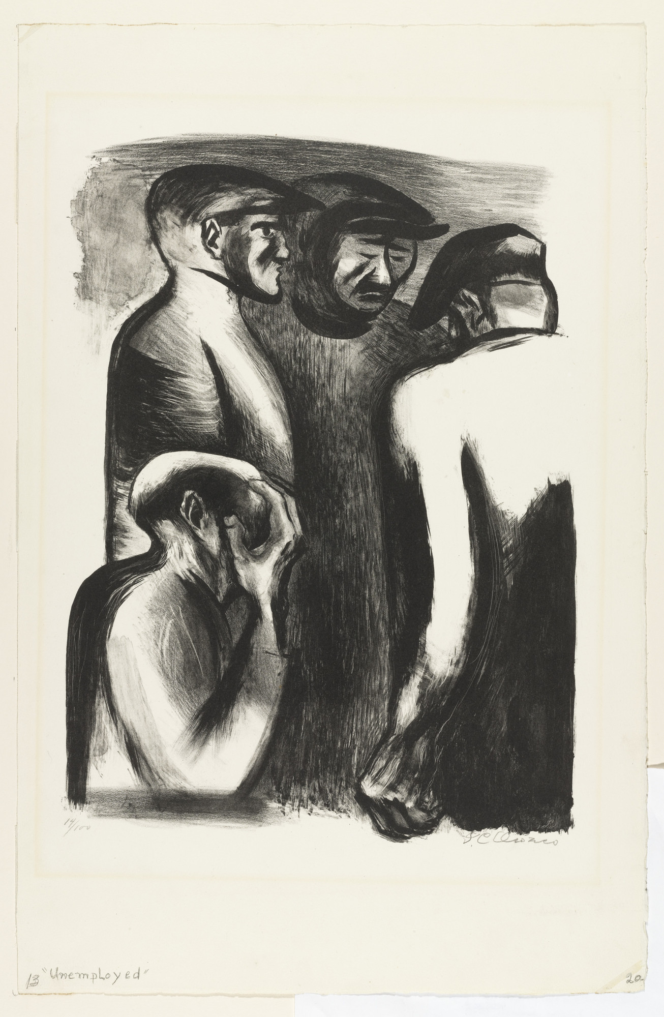 José Clemente Orozco. Unemployed