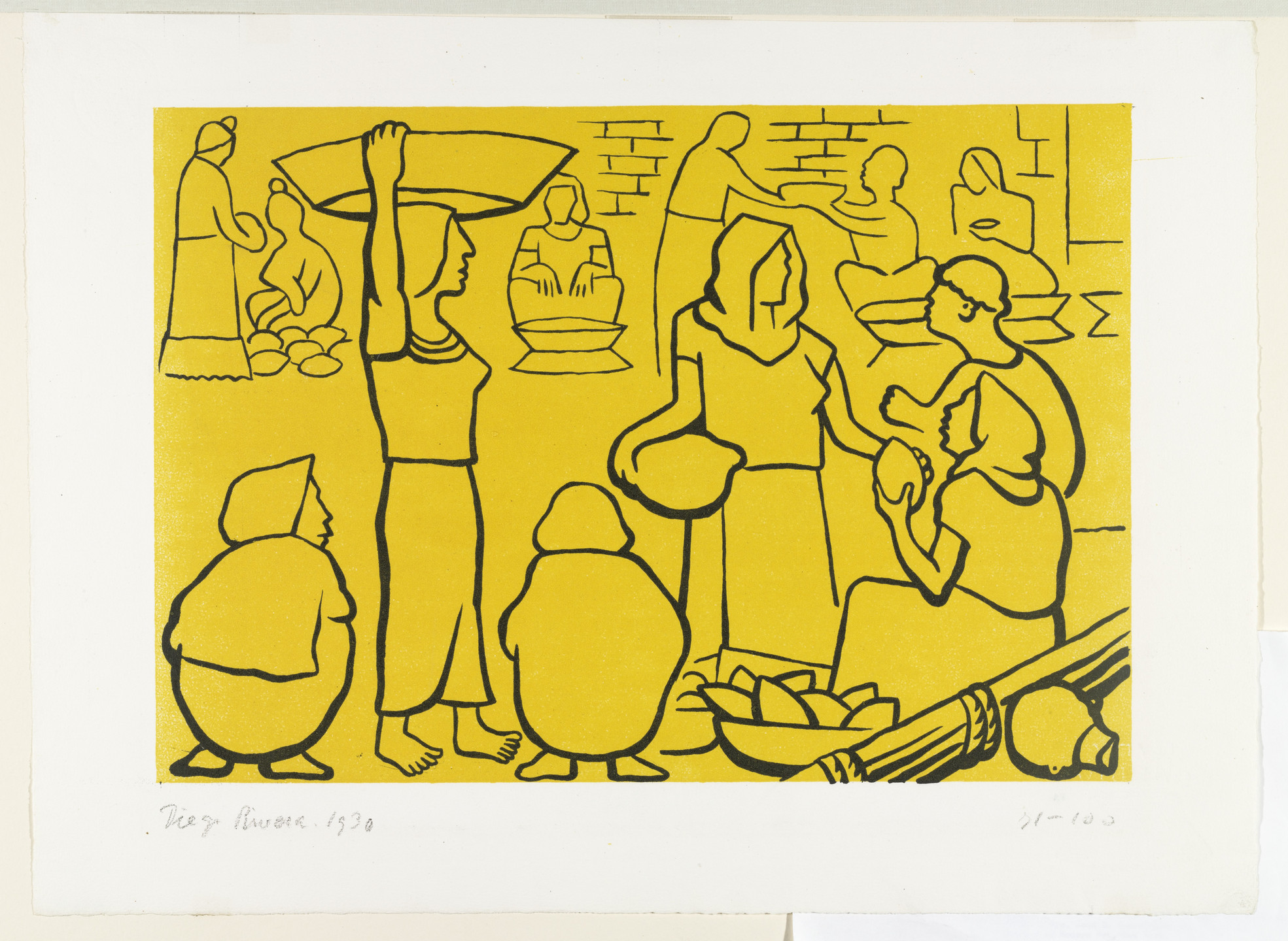 Diego Rivera. Market. 1930
