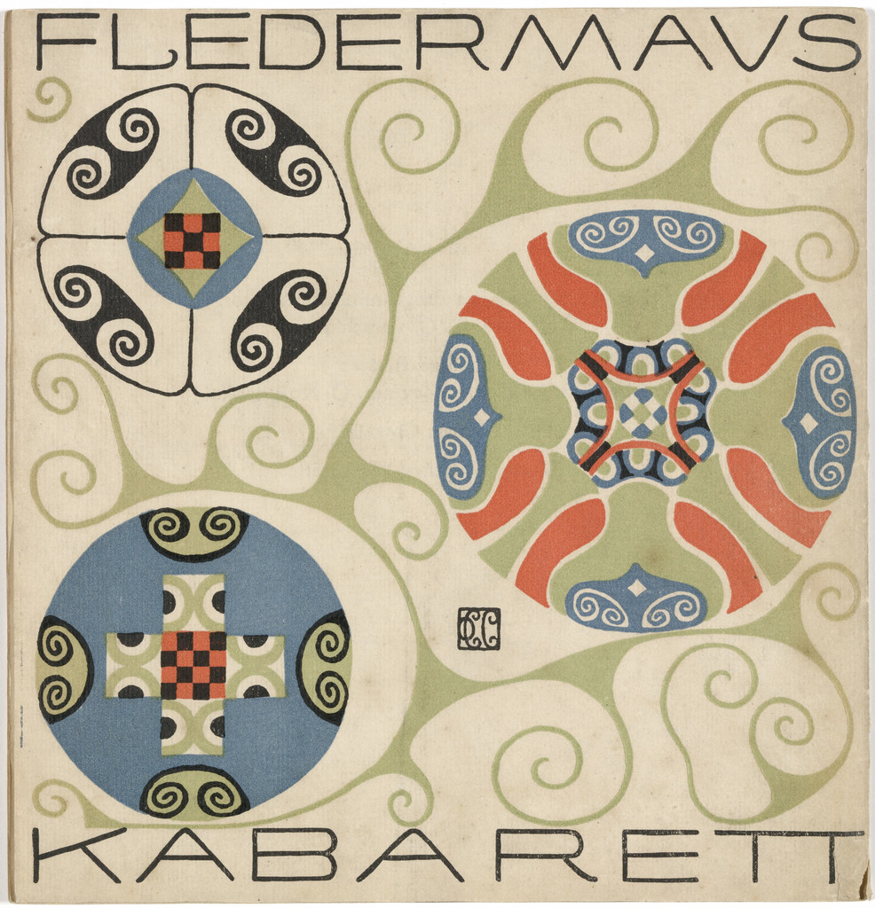 Back cover from the First Theater Program of Kabarett Fledermaus (Cabaret Fledermaus)