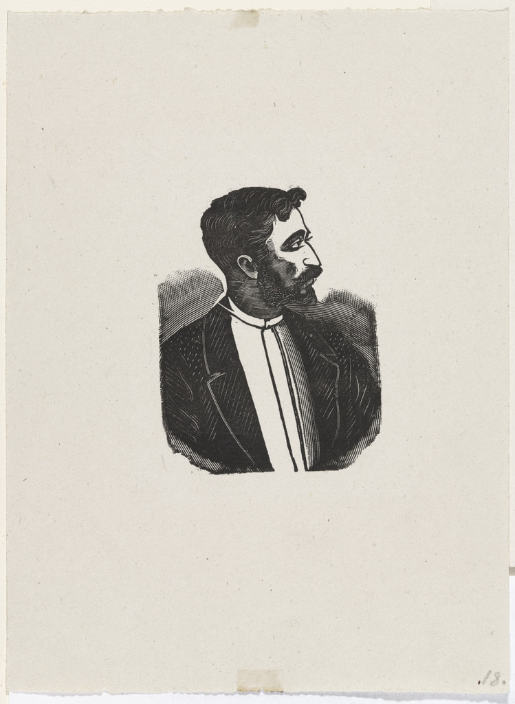 Portrait of a Man (Retrato) from 25 Prints of José Guadalupe Posada
