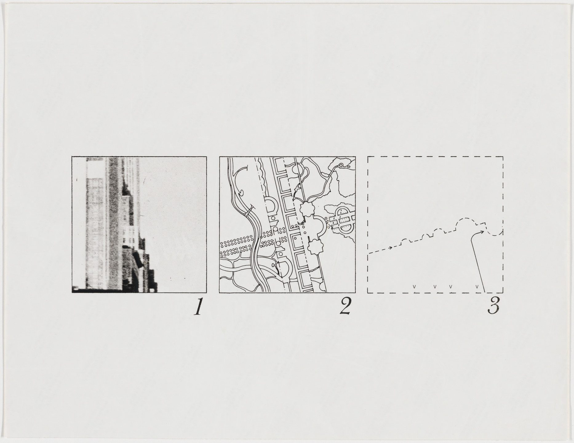 Bernard Tschumi. The Manhattan Transcripts Project, New York, New York, Episode 1: The Park. 1976-77