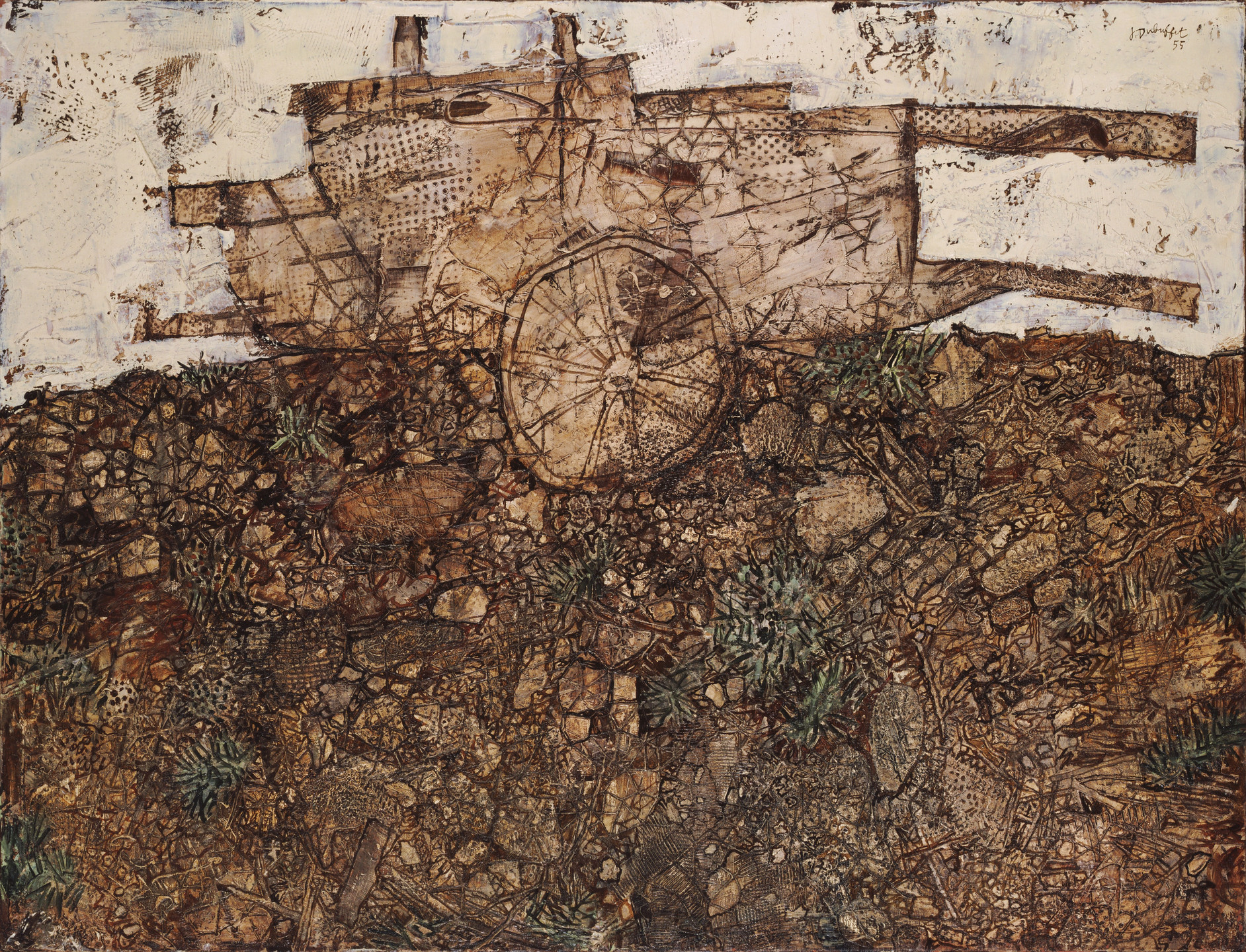 Jean Dubuffet. My Cart, My Garden. June 1955