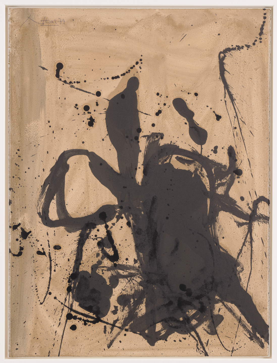 Robert Motherwell Drawing As Fast As The Mind Itself - The