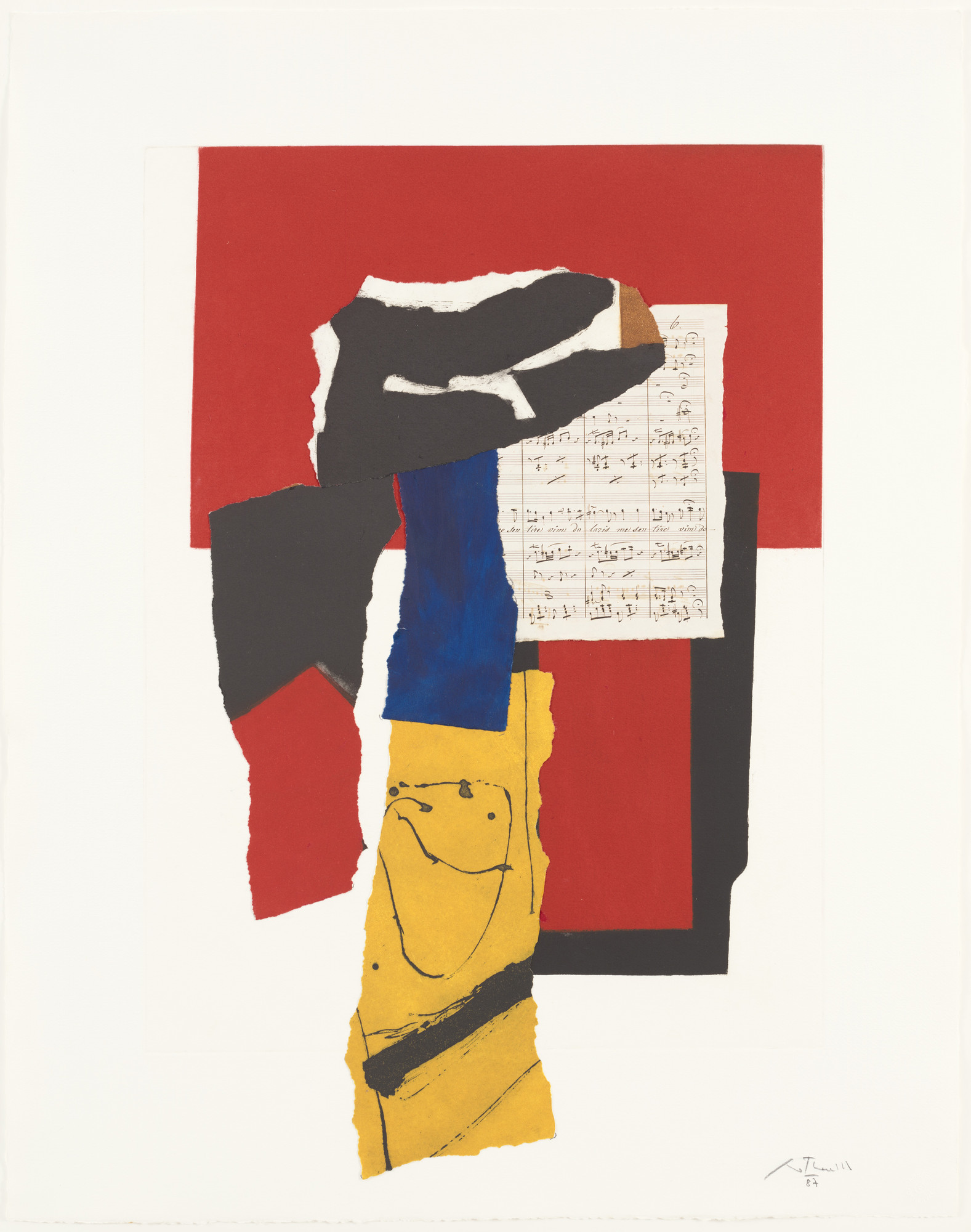 Robert Motherwell. The Red and Black #51
