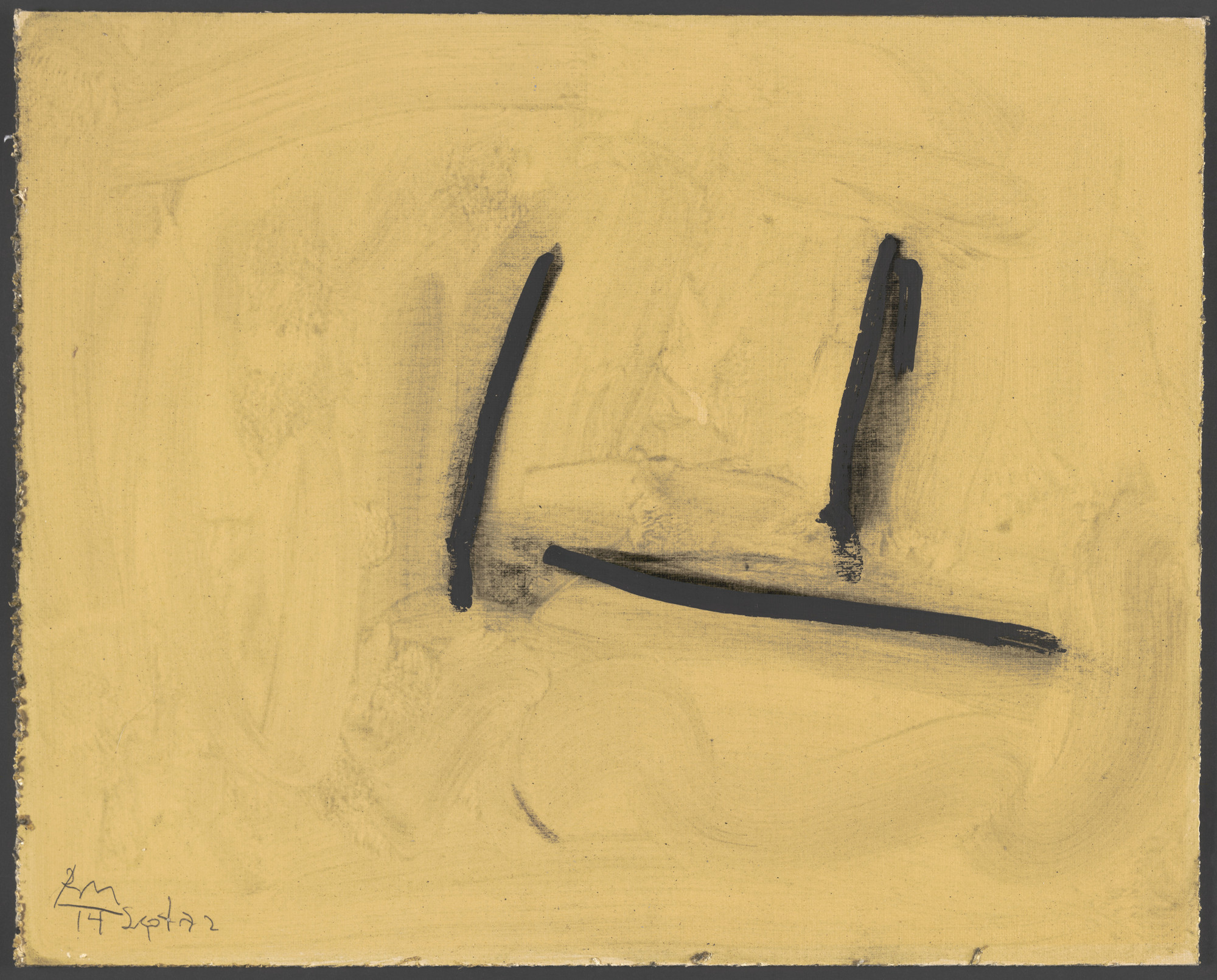 Robert Motherwell. Study for Shem the Penman #4