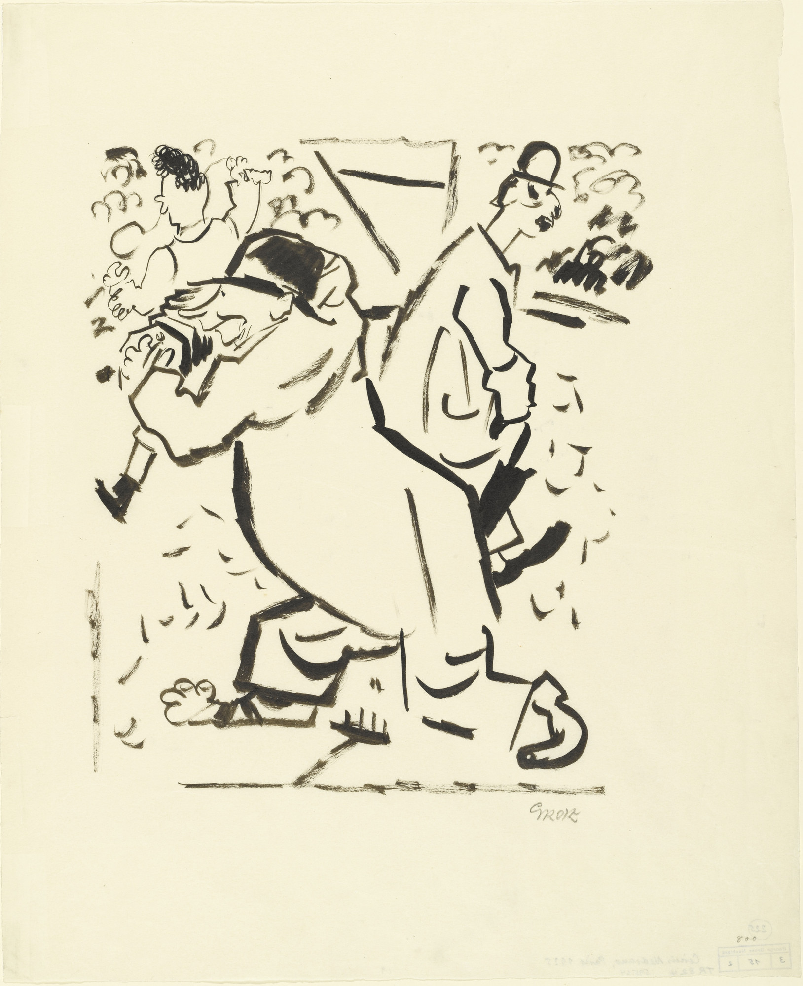 George Grosz. At the Circus Medrano (Im Zirkus Medrano)