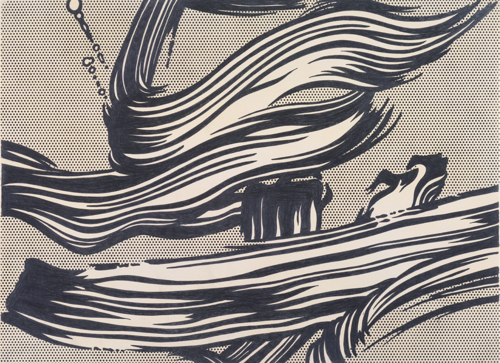 Roy Lichtenstein. Brushstrokes. 1966–68 | MoMA