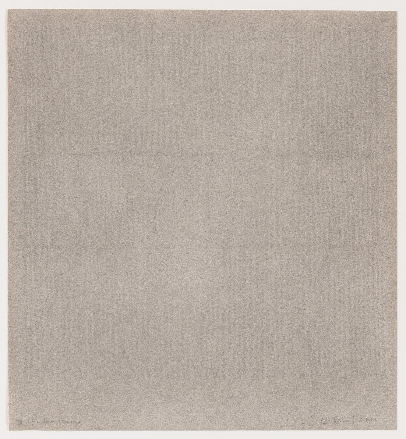 Edda Renouf. Structure Change III. 1973
