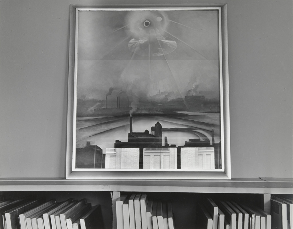 An American Place, O'Keeffe Painting, Reflections