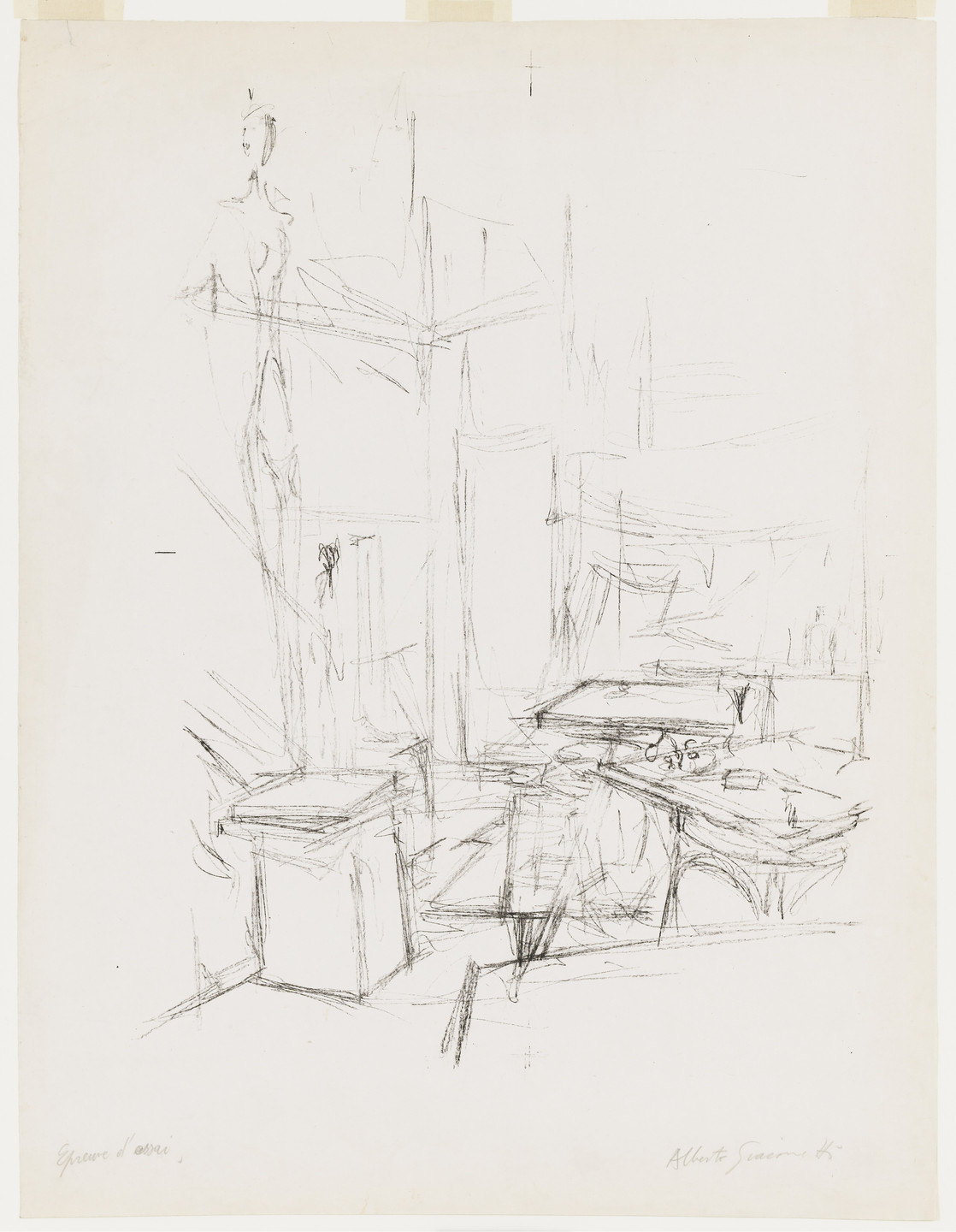 Alberto Giacometti. Untitled. c. 1954-56