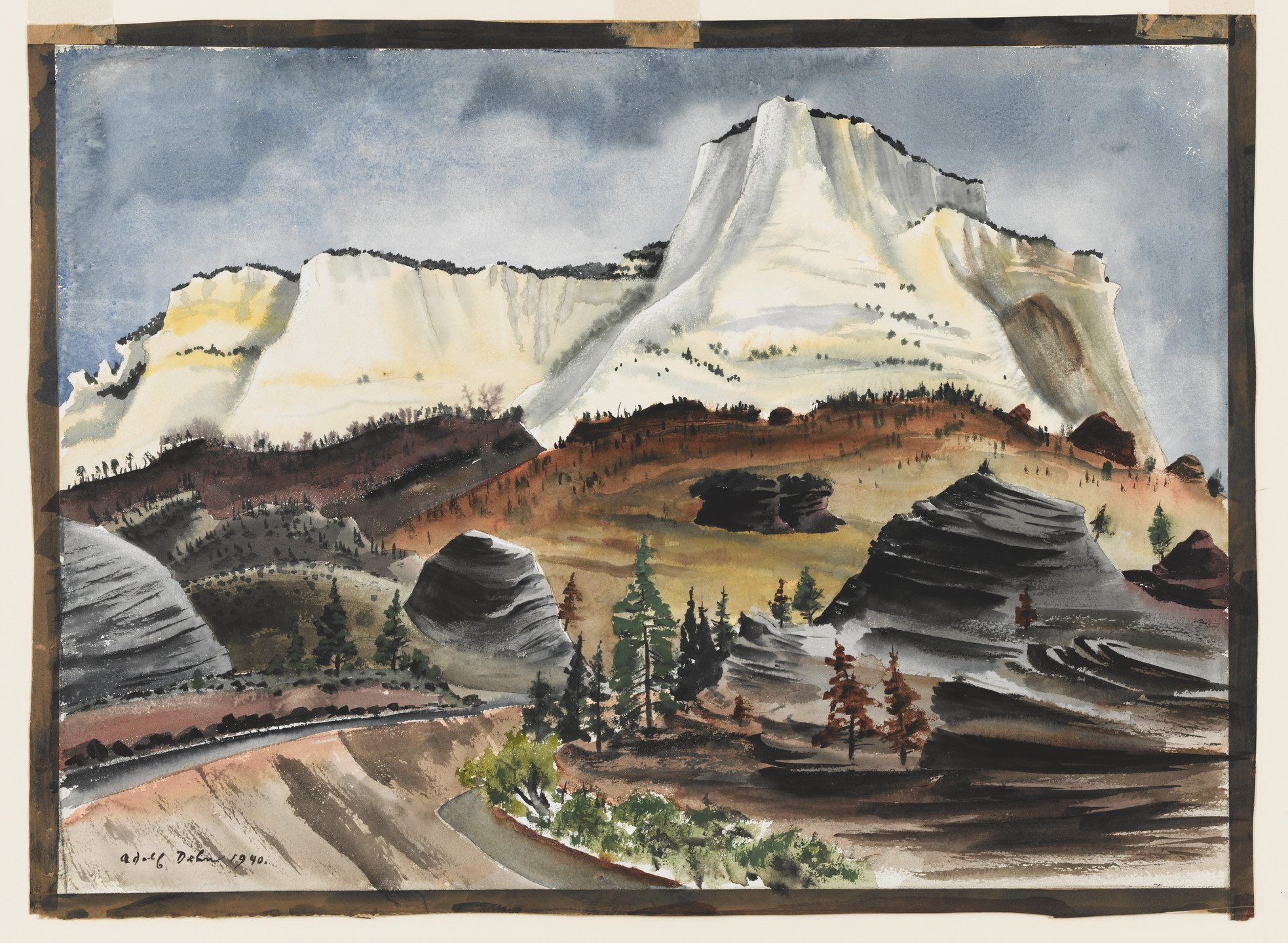 Adolf Dehn. Butte, Utah. 1940