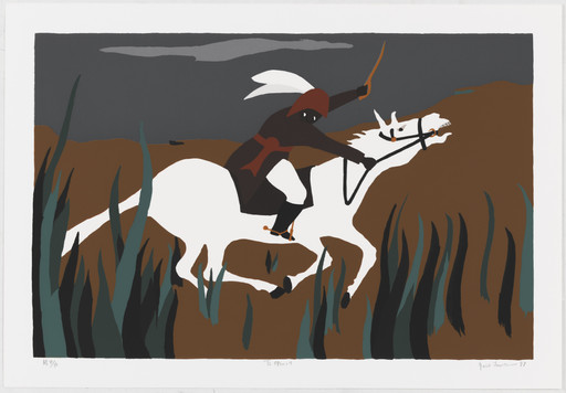 Jacob Lawrence. The Opener from the series The Life of Toussaint L&#39;Ouverture. 1997
