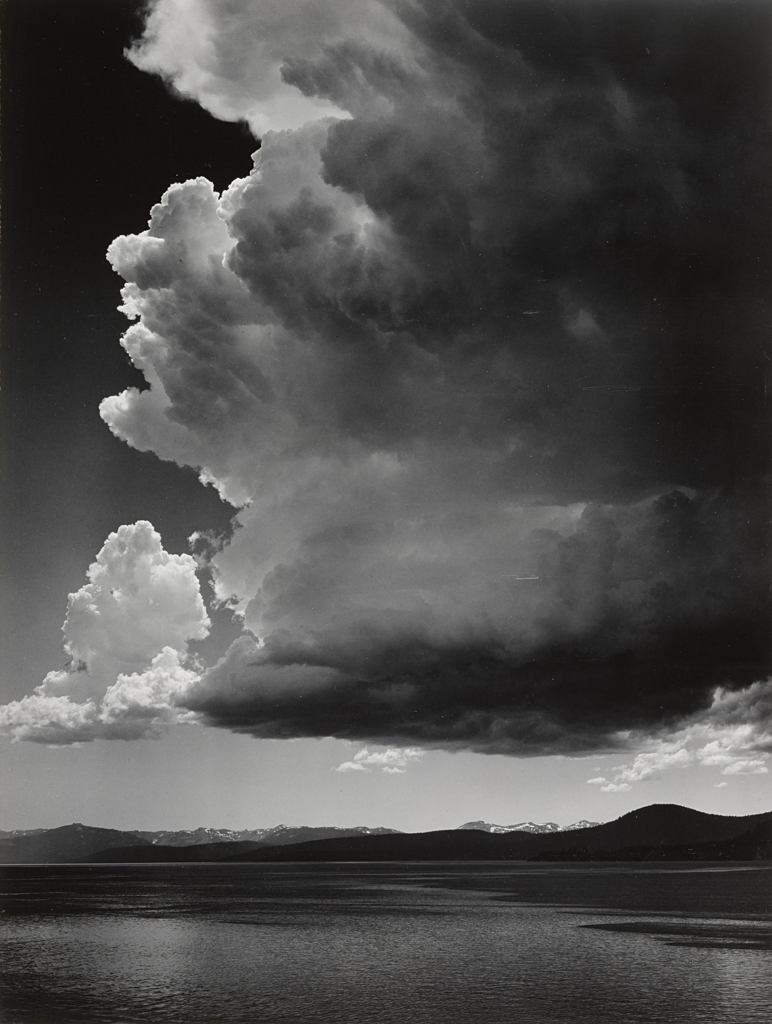 Ansel Adams. Thunderstorm, Lake Tahoe, California