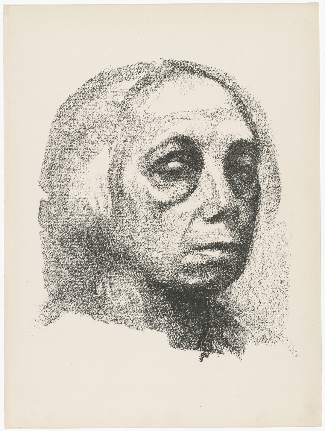 Käthe Kollwitz. Small Self-Portrait (Kleines Selbstbildnis) (plate 3) from Deutsche Graphiker der Gegenwart (German Printmakers of Our Time). 1920