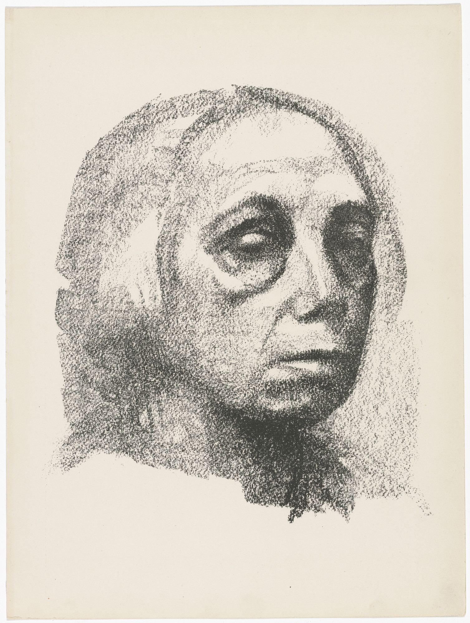 Käthe Kollwitz. Small Self-Portrait (plate 3) from Deutsche Graphiker der Gegenwart (German Printmakers of Our Time)