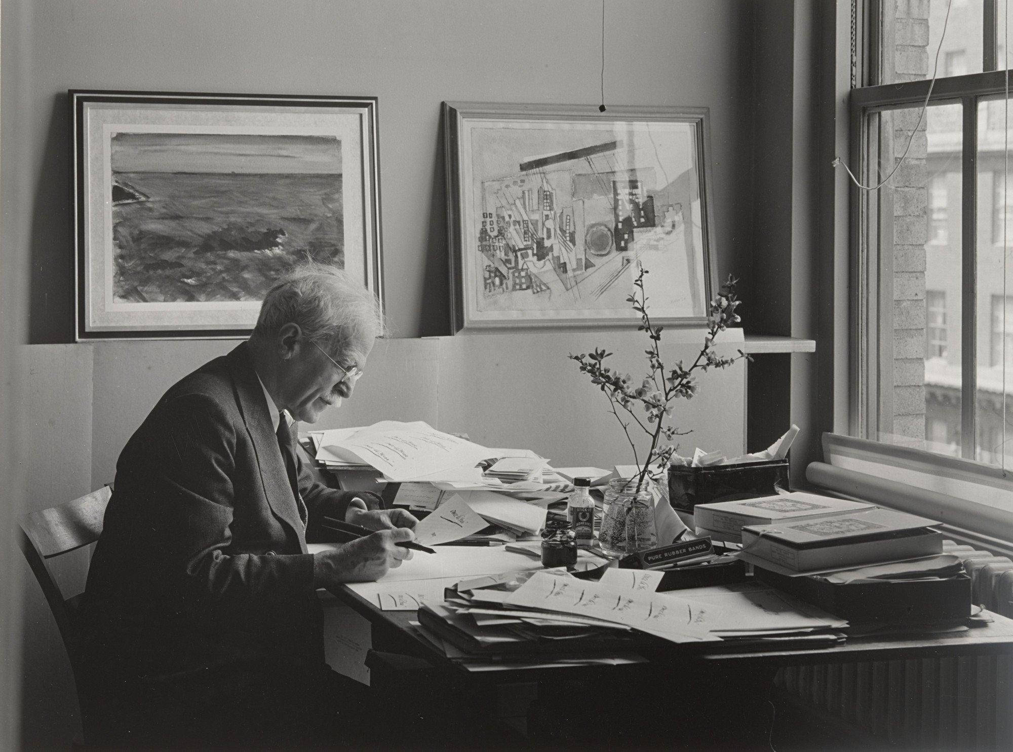 Ansel Adams. Alfred Stieglitz, An American Place, New York