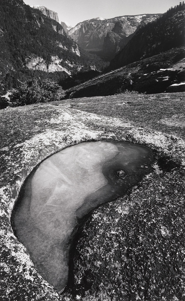 Icy Pool on Bald Mountain, Yosemite National Park, California