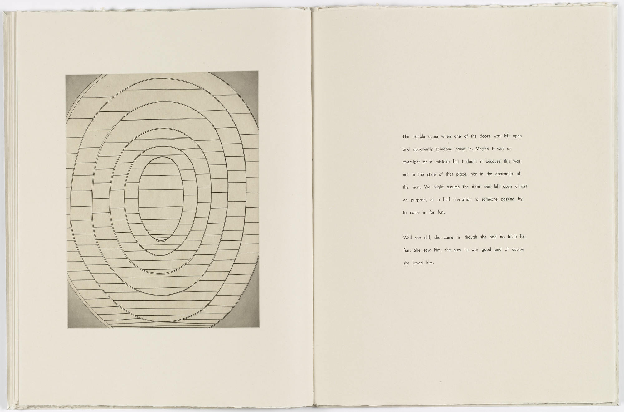 Louise Bourgeois. Untitled, plate 5 of 8, from the illustrated book, the puritan. 1990