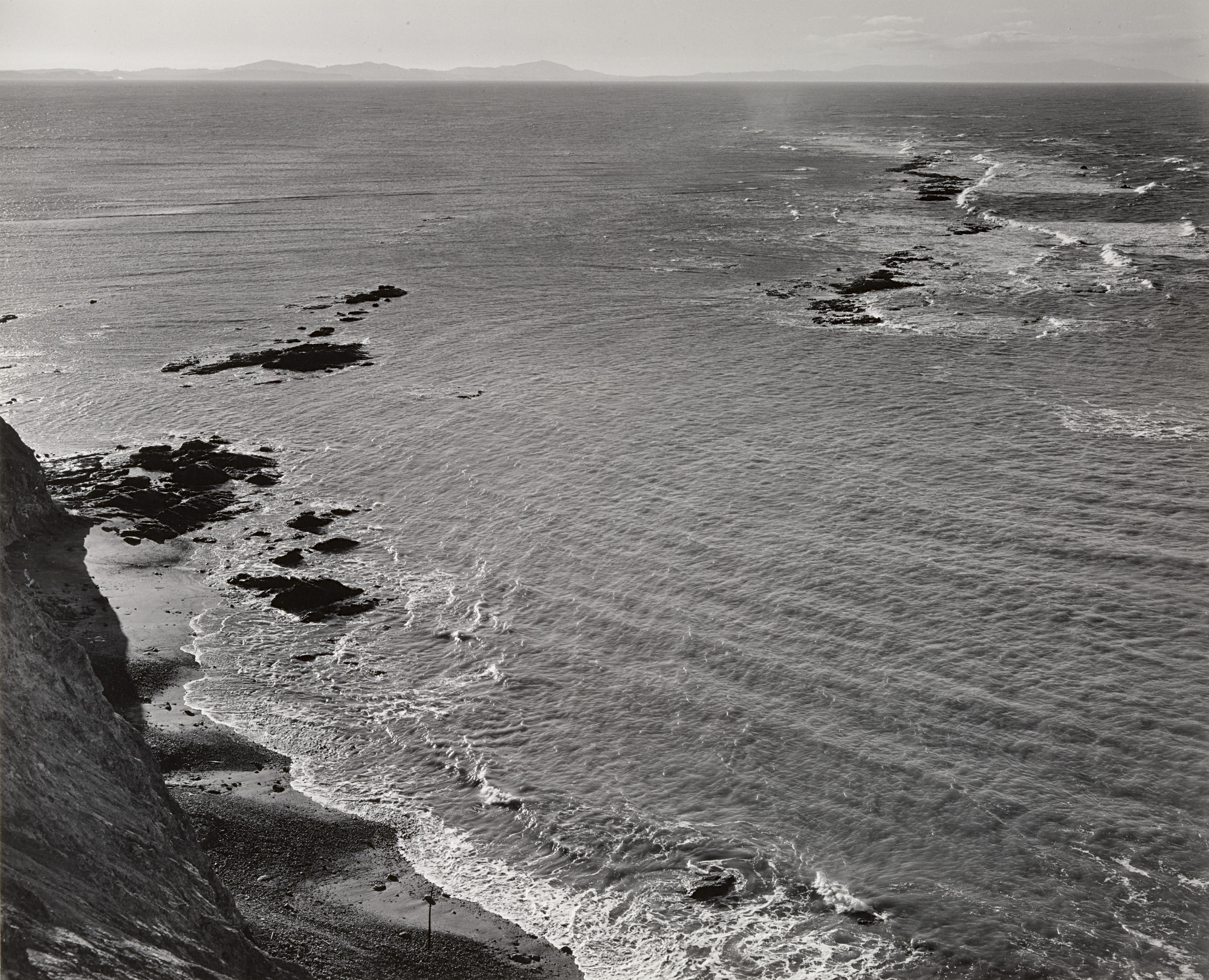 Ansel Adams. Ocean, Bolinas, California