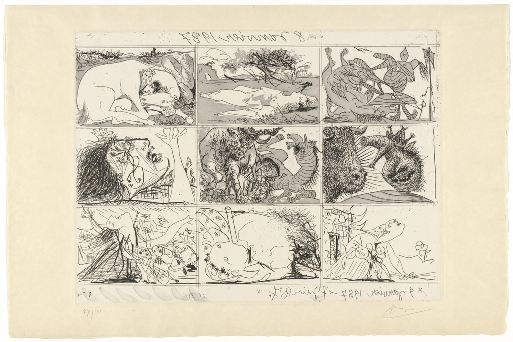 Plate (folio 4) from Sueño y mentira de Franco (The Dream and Lie of Franco)