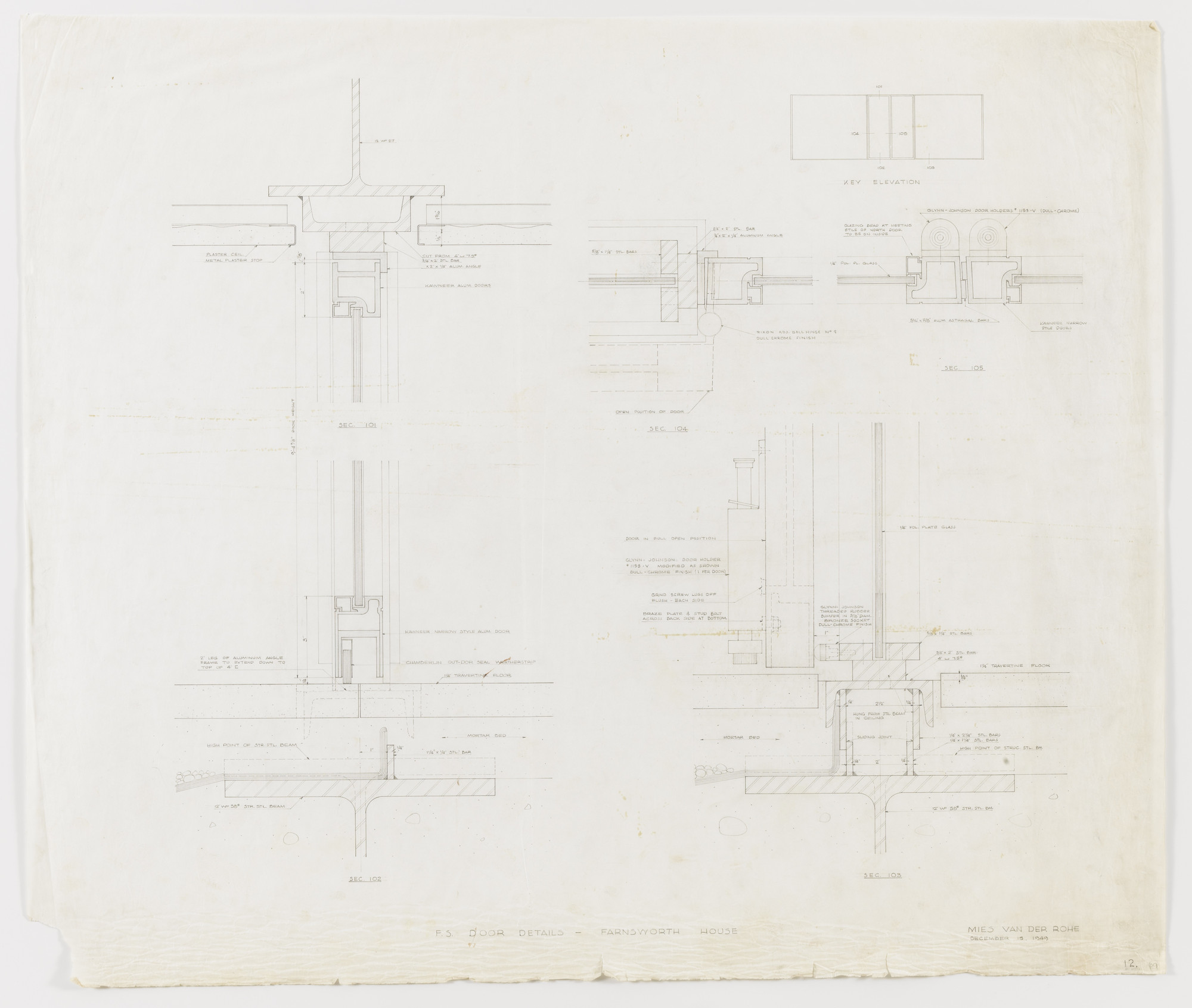 Ludwig Mies van der Rohe. Farnsworth House, Plano, Illinois
