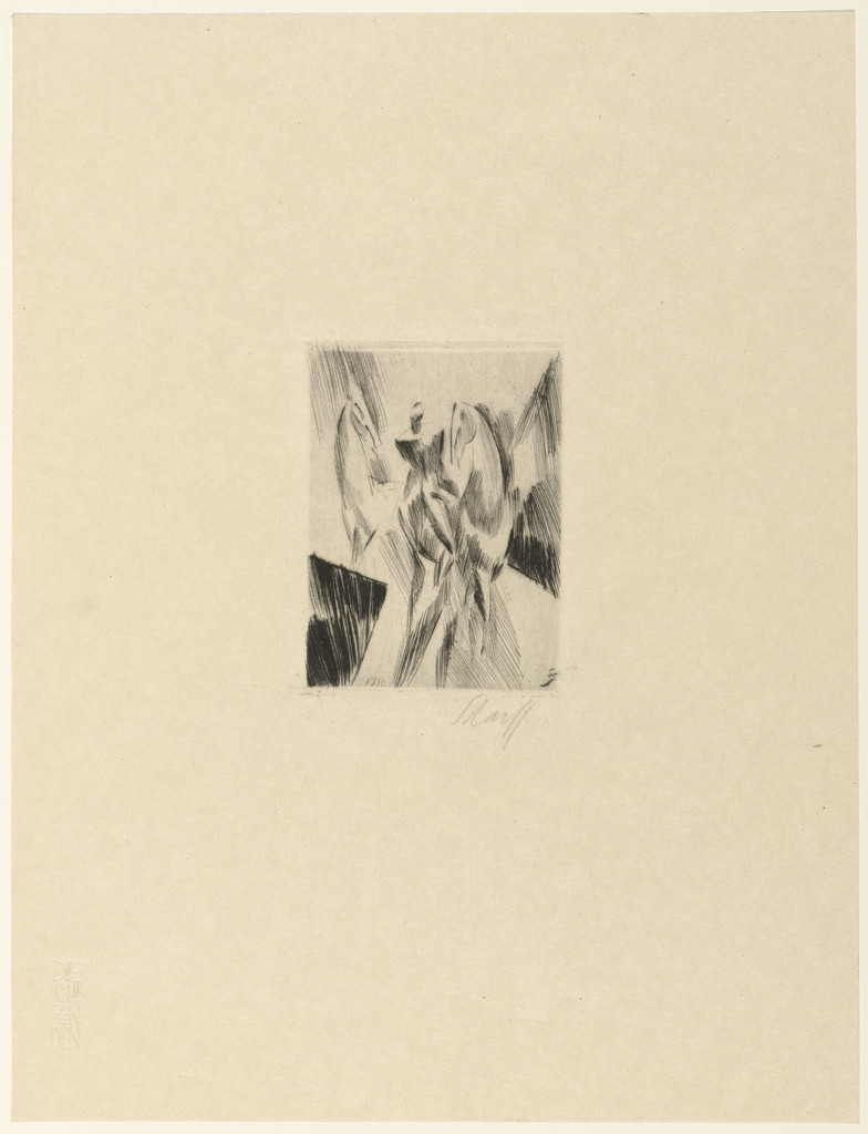 Rider (Reiter) from the periodical in portfolio form Die Schaffenden, vol. 1, no. 2 (1919), Edwin Scharff, 1918, published 1919