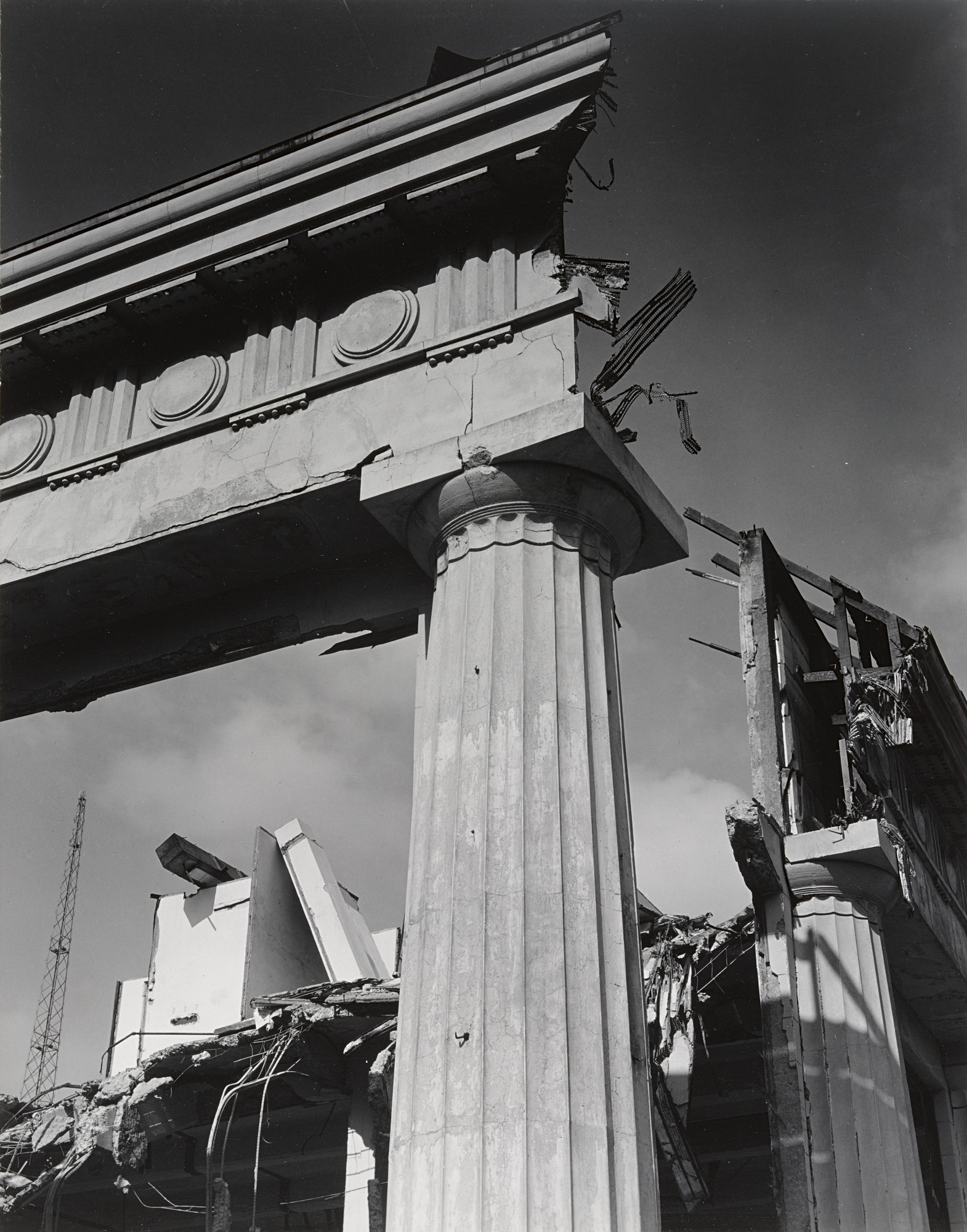 Ansel Adams. Wrecking of the Lurline Baths, San Francisco