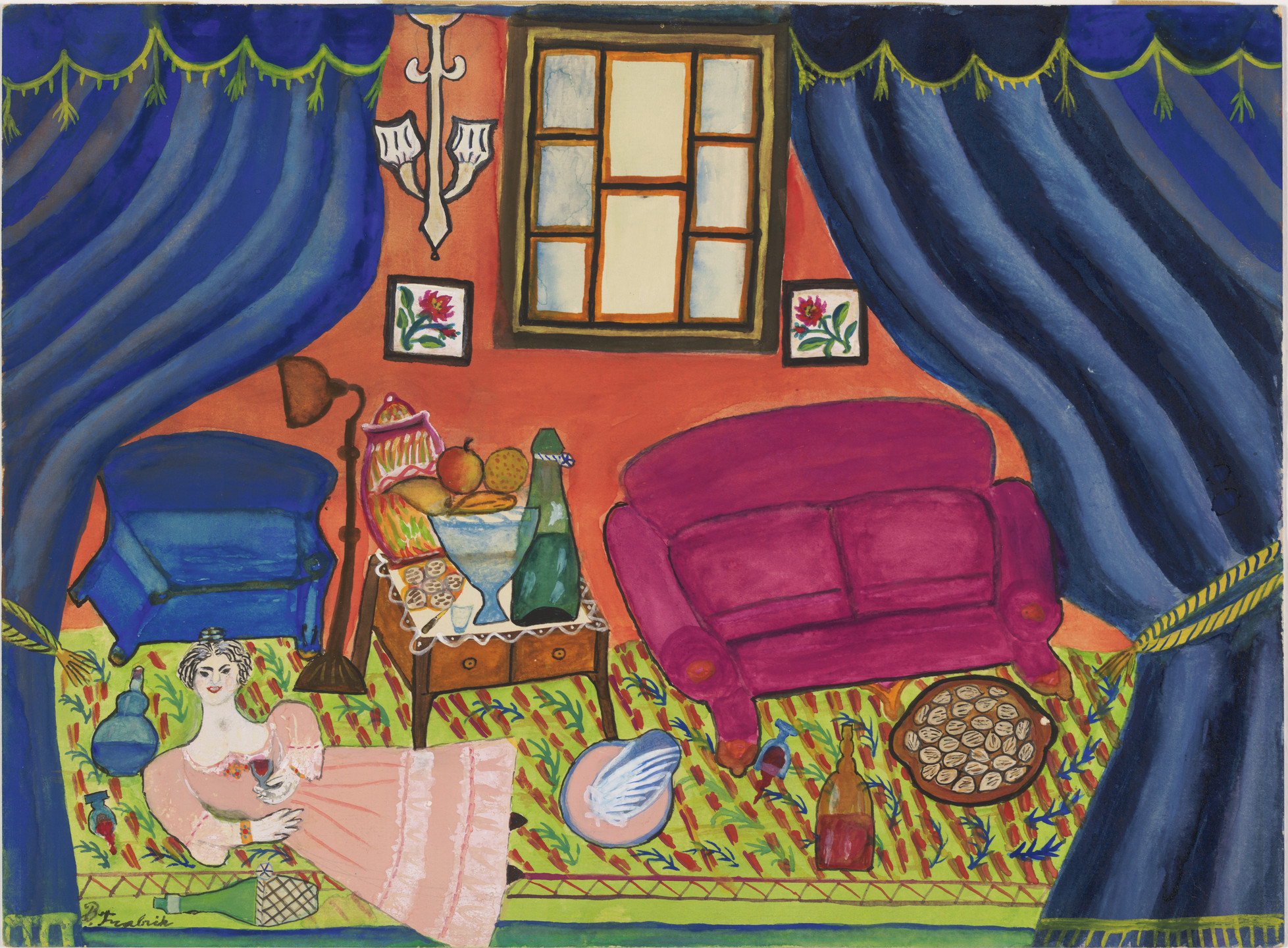 Bertha Trabich. Tipsy. c. 1937–41