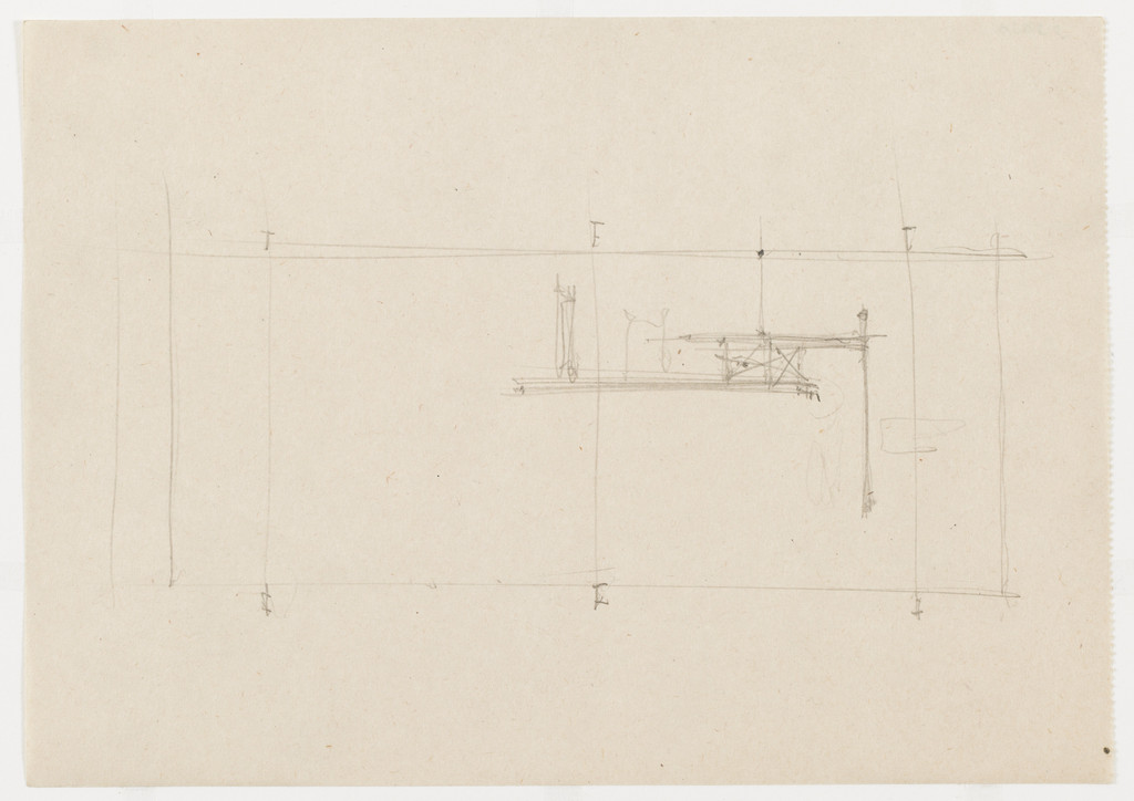 Farnsworth House, Plano, Illinois (Floor plan)