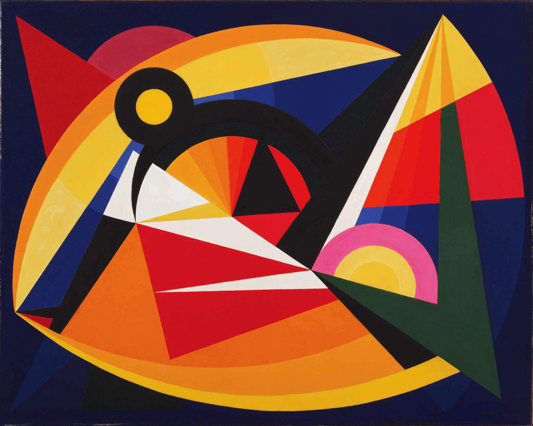 Auguste Herbin. Synchromy in Dark Blue. 1941