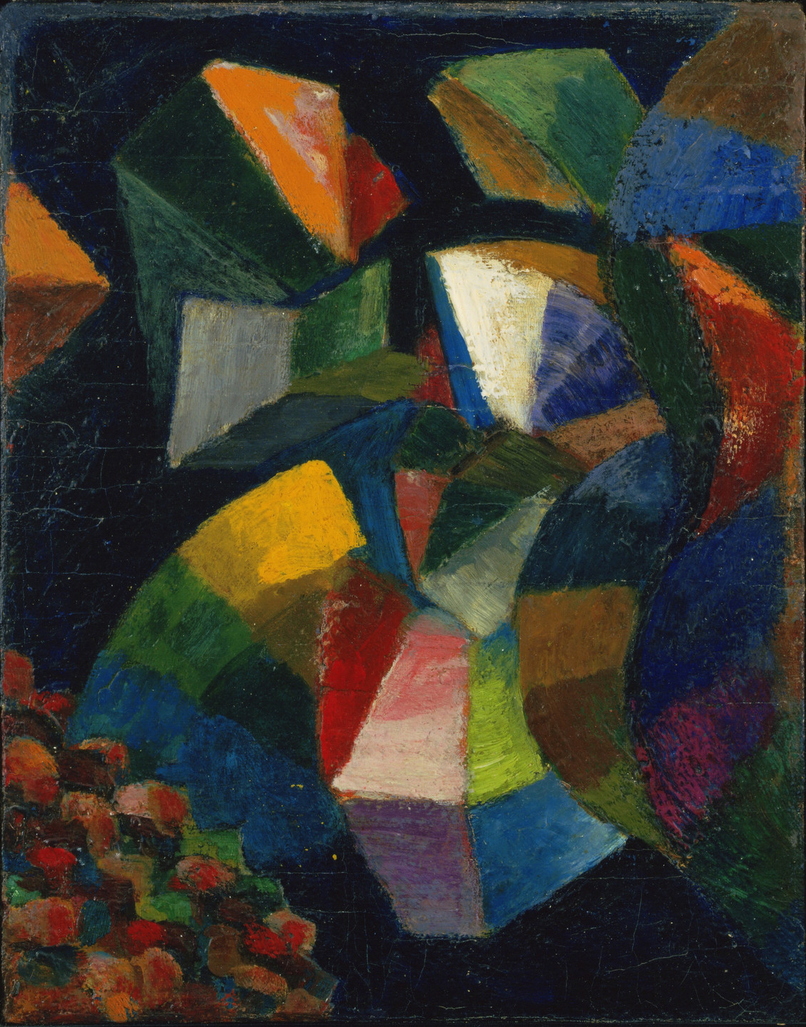 Morgan Russell. Color Form Synchromy (Eidos). 1922-23