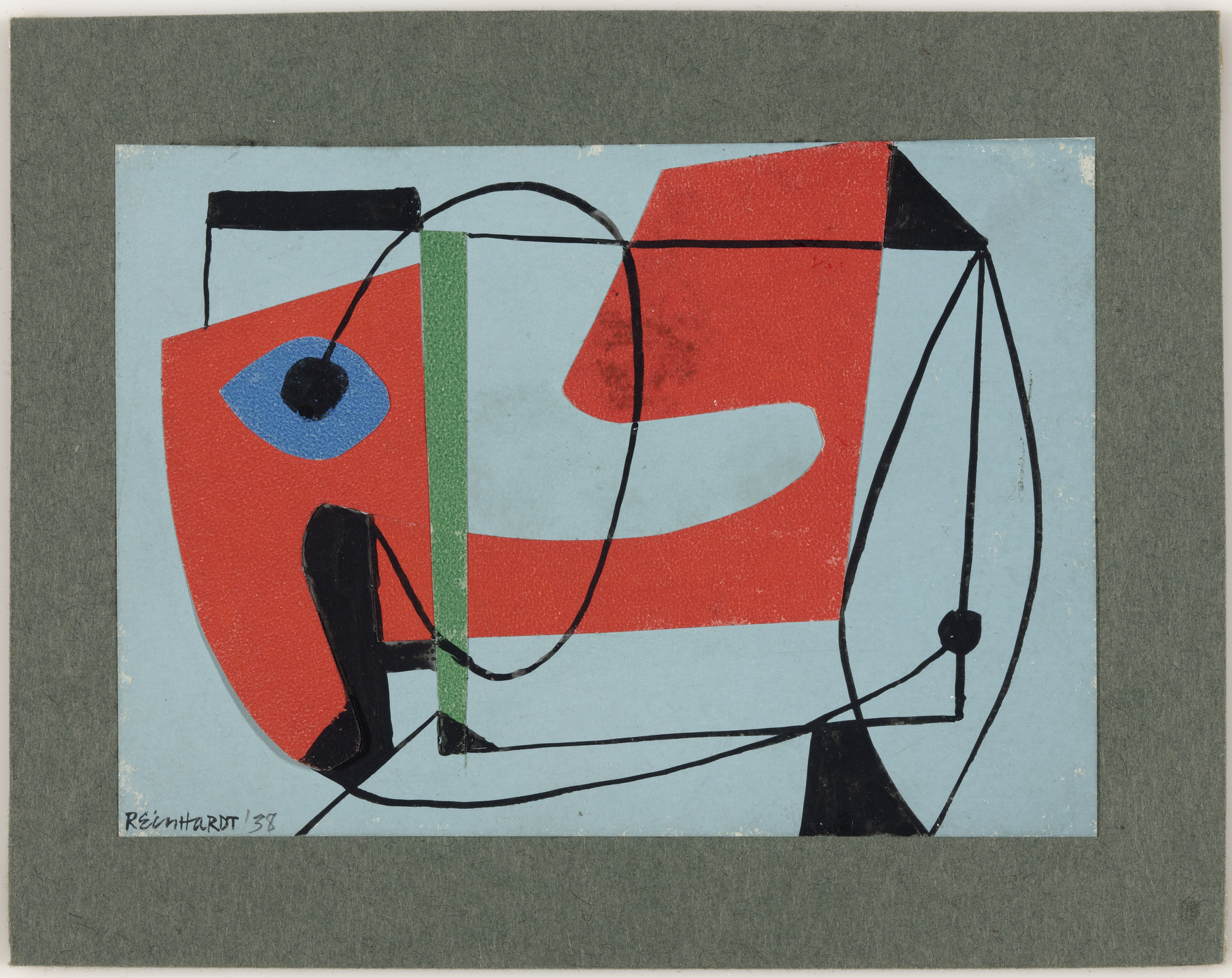 Ad Reinhardt. Study for a Painting. 1938