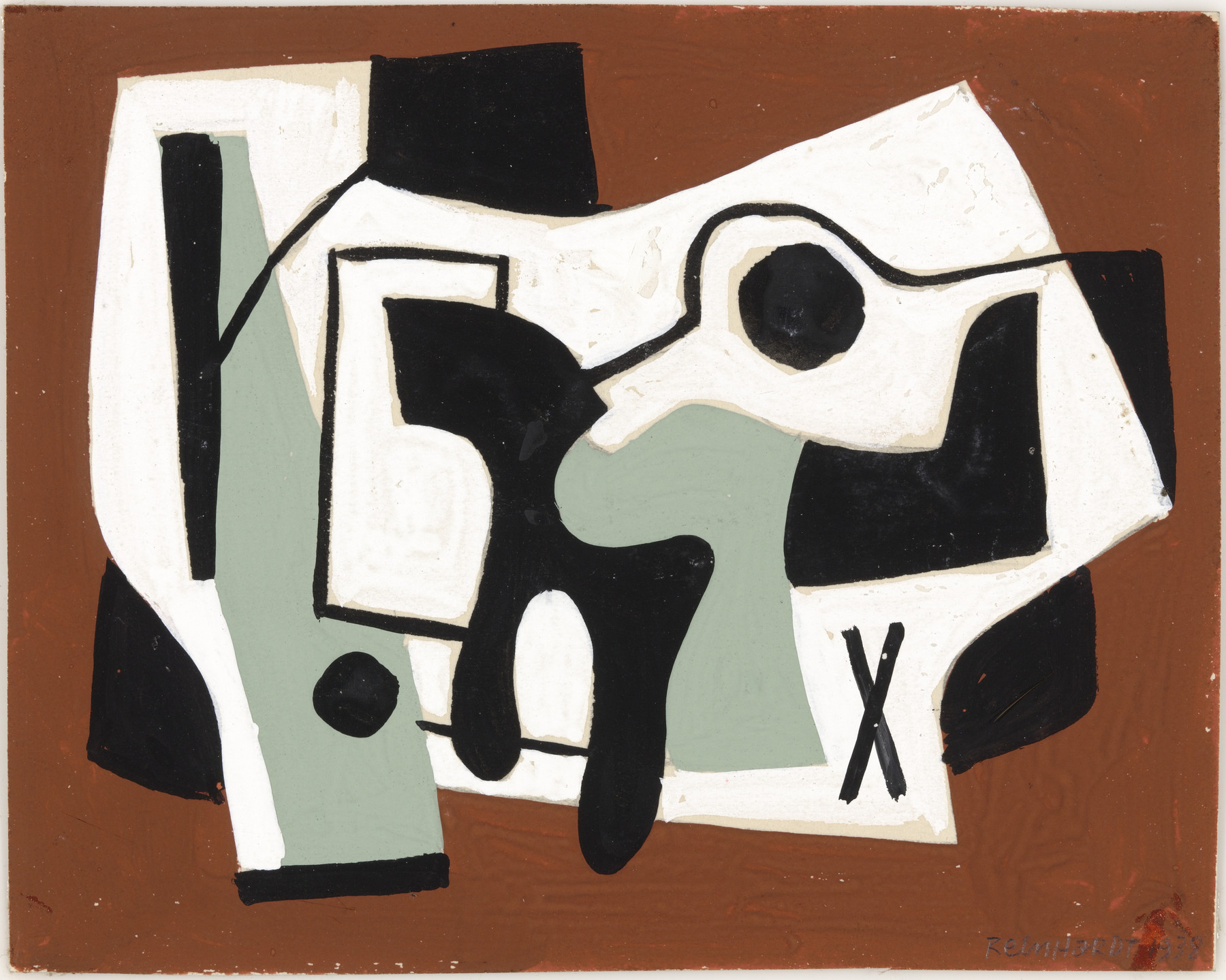 Ad Reinhardt. Study for a Painting. 1938
