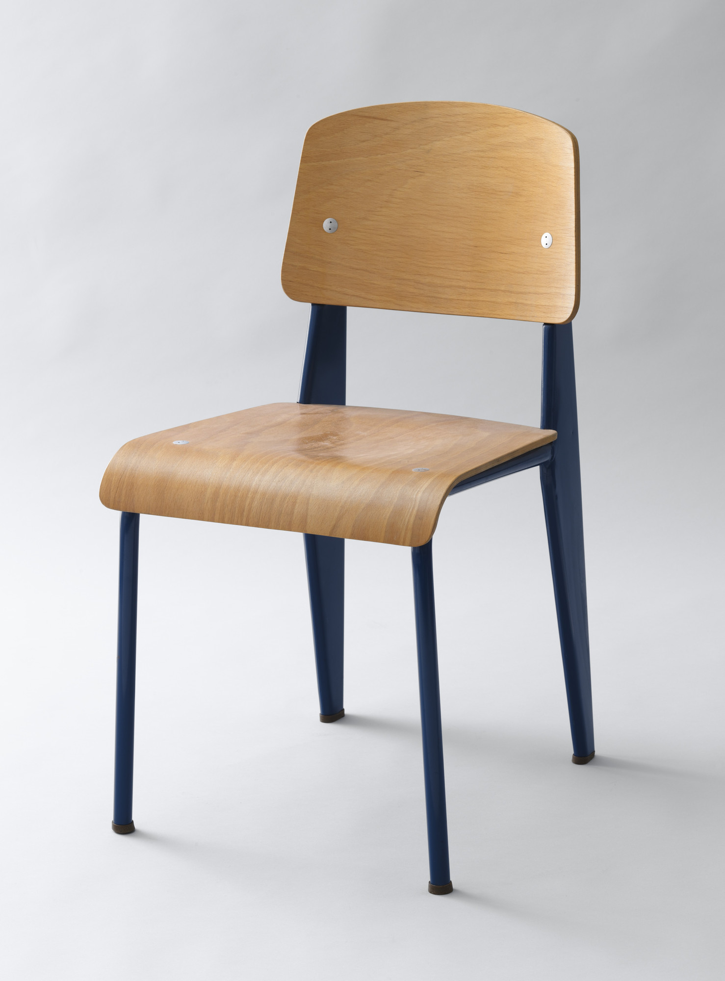 jean prouvé "standard" chair no 305 1952  moma