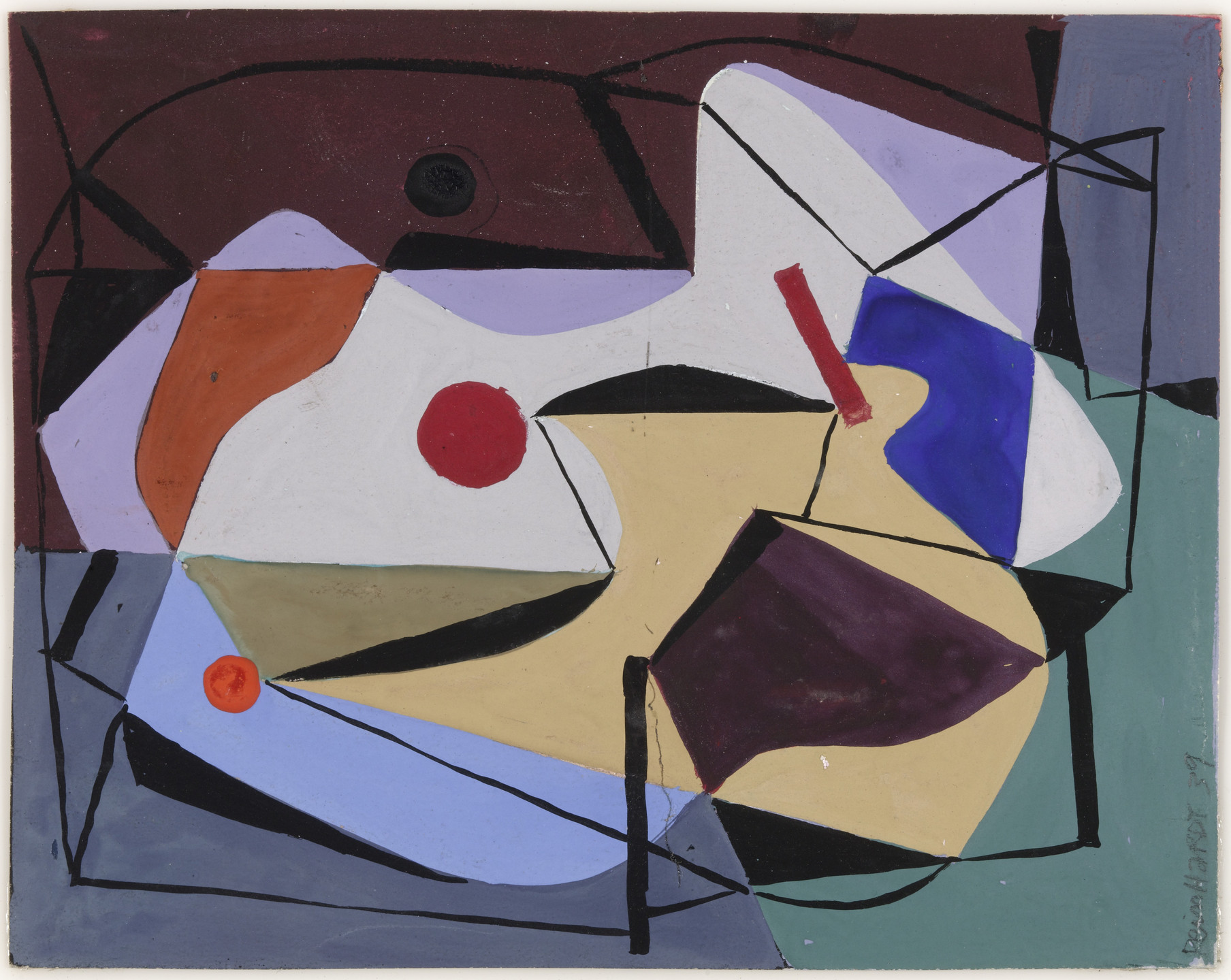 Ad Reinhardt. Study for a Painting. 1939