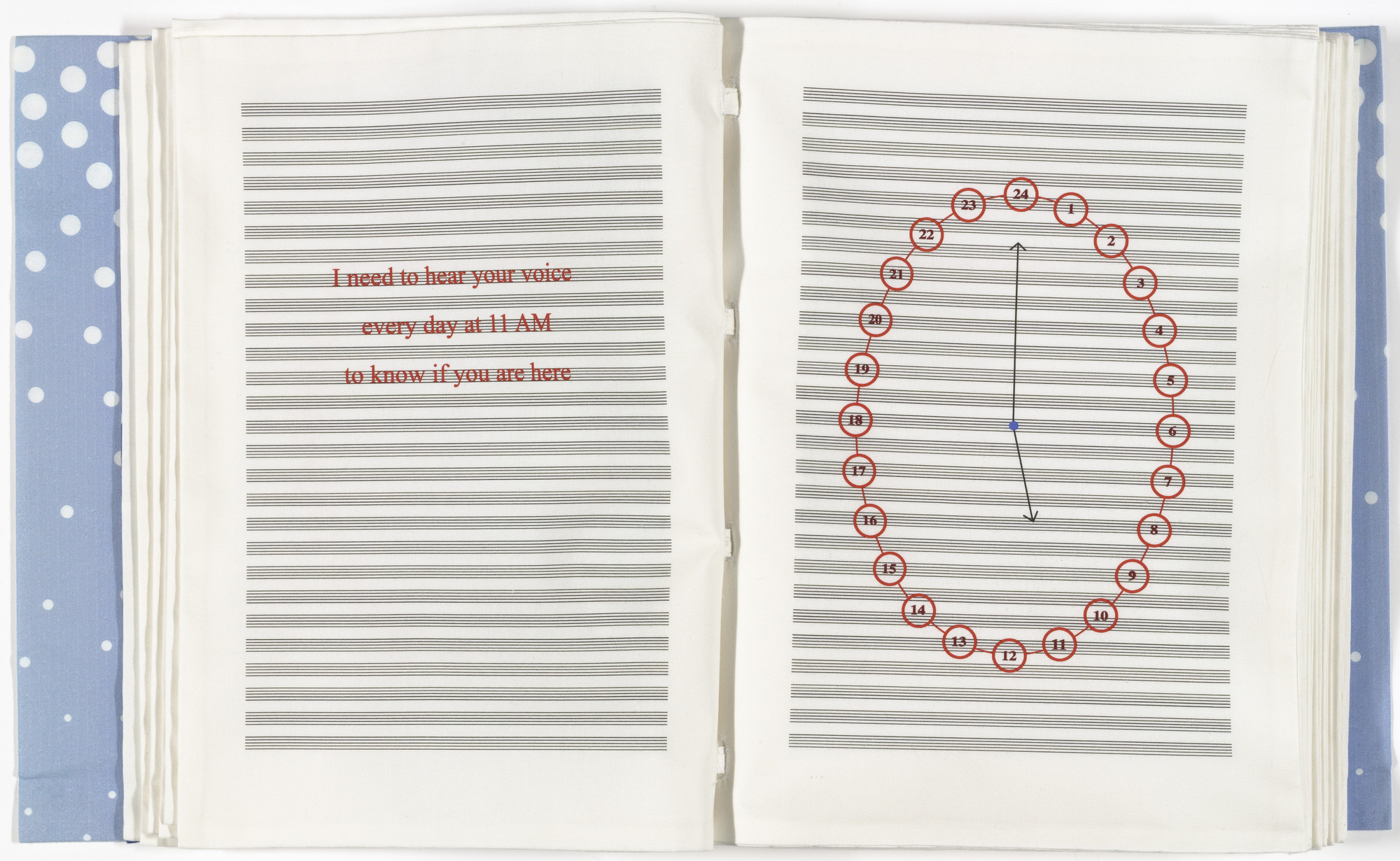 Louise Bourgeois. Untitled, no. 6 of 24, from the illustrated book, Hours of the Day