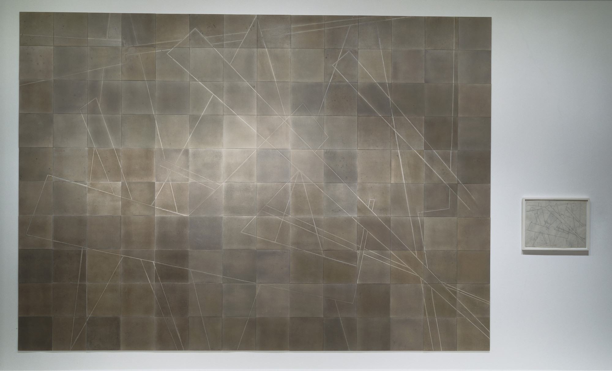 Michelle Stuart. Nazca Lines Star Chart and Nazca Lines Southern Hemisphere Constellation Chart Correlation. 1981-82