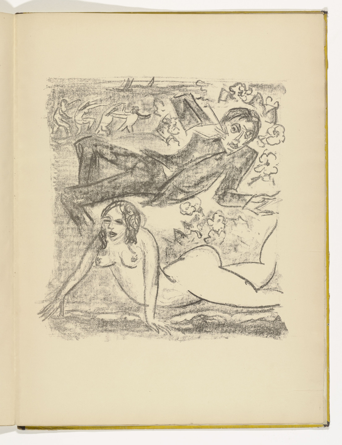 Max Pechstein. Untitled (plate, facing page 28) from Die Samländische Ode (The Samland Ode). 1918 (executed 1917)