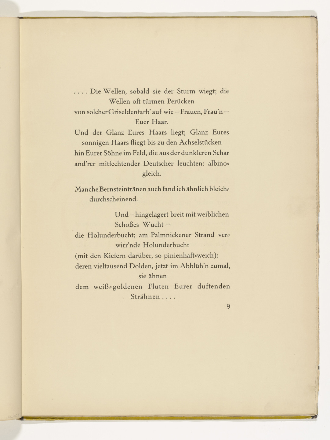 Max Pechstein. Untitled (in-text plate, page 8) from Die Samländische Ode (The Samland Ode). 1918 (executed 1917)