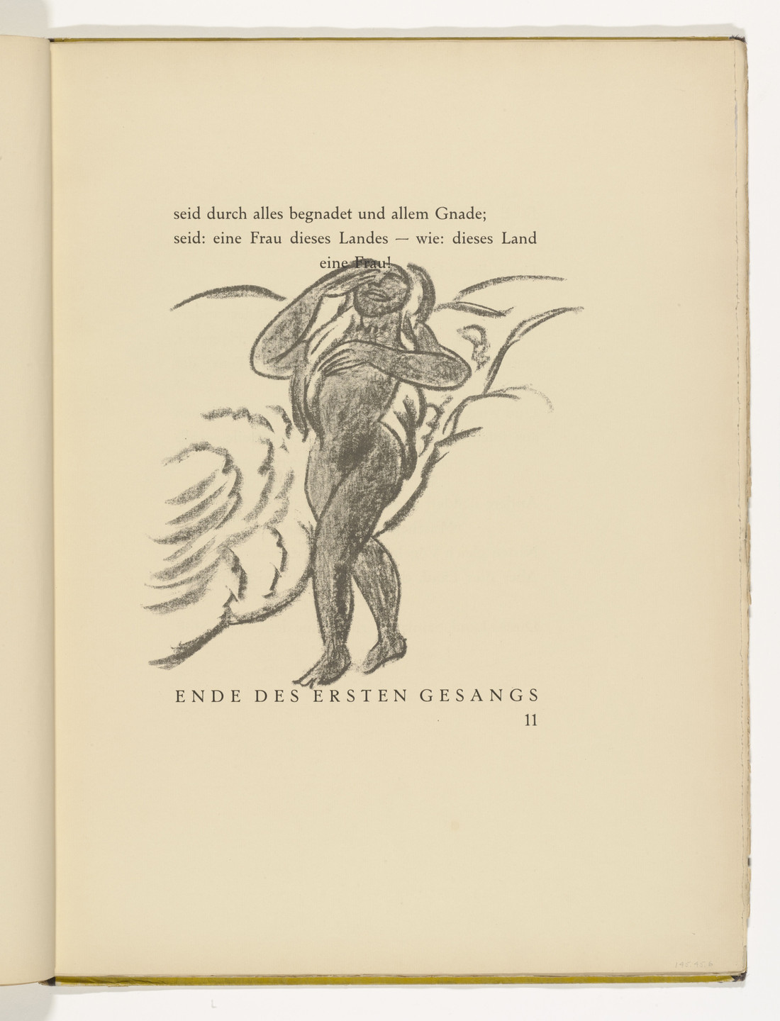 Max Pechstein. Untitled (tailpiece, page 11) from Die Samländische Ode (The Samland Ode). 1918 (executed 1917)