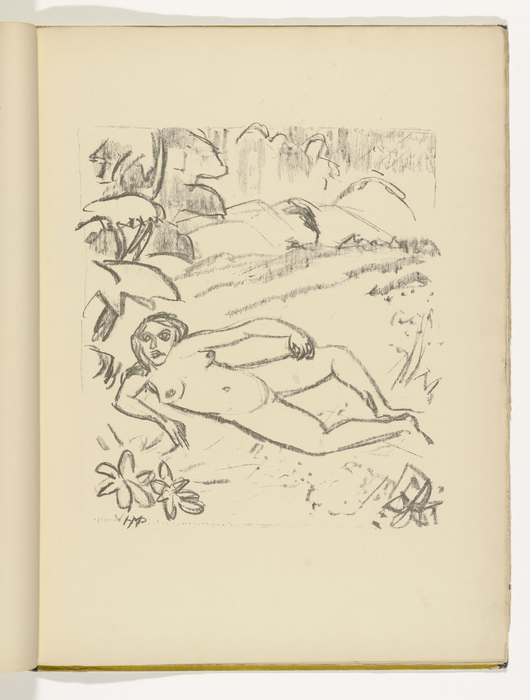 Max Pechstein. Untitled (plate, facing page 12) from Die Samländische Ode (The Samland Ode). 1918 (executed 1917)