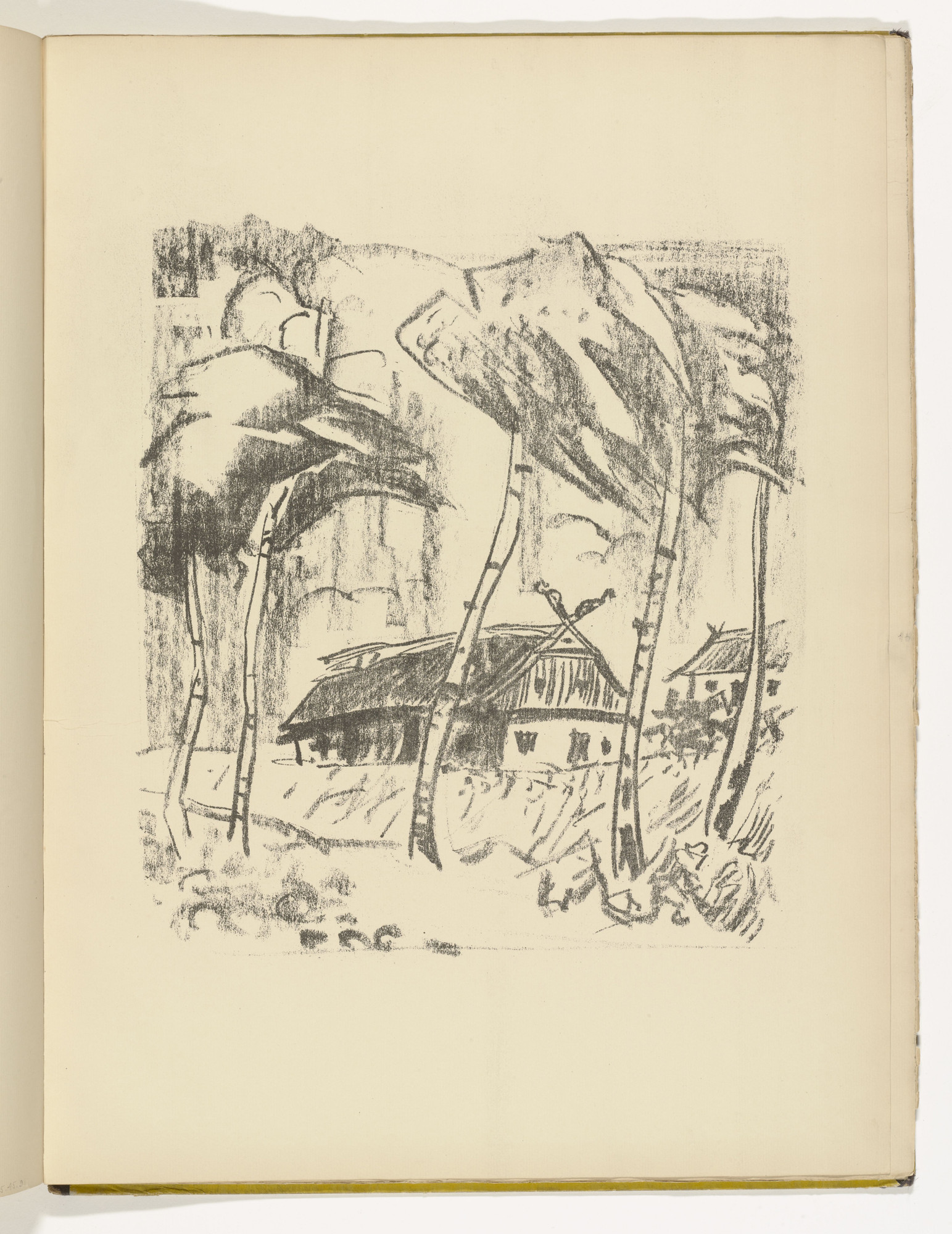 Max Pechstein. Untitled (plate, facing page 16) from Die Samländische Ode (The Samland Ode)