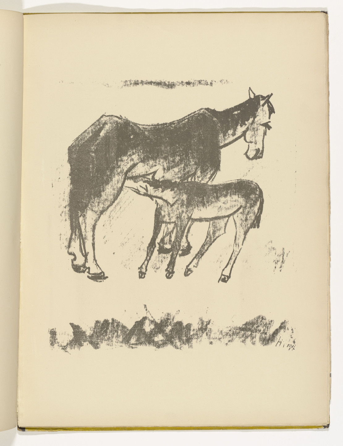 Max Pechstein. Untitled (plate, facing page 20) from Die Samländische Ode (The Samland Ode). 1918 (executed 1917)