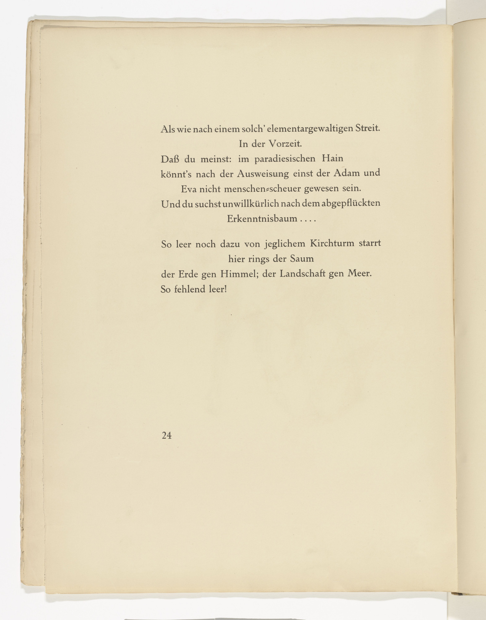Max Pechstein. Untitled (plate, facing page 24) from Die Samländische Ode (The Samland Ode)