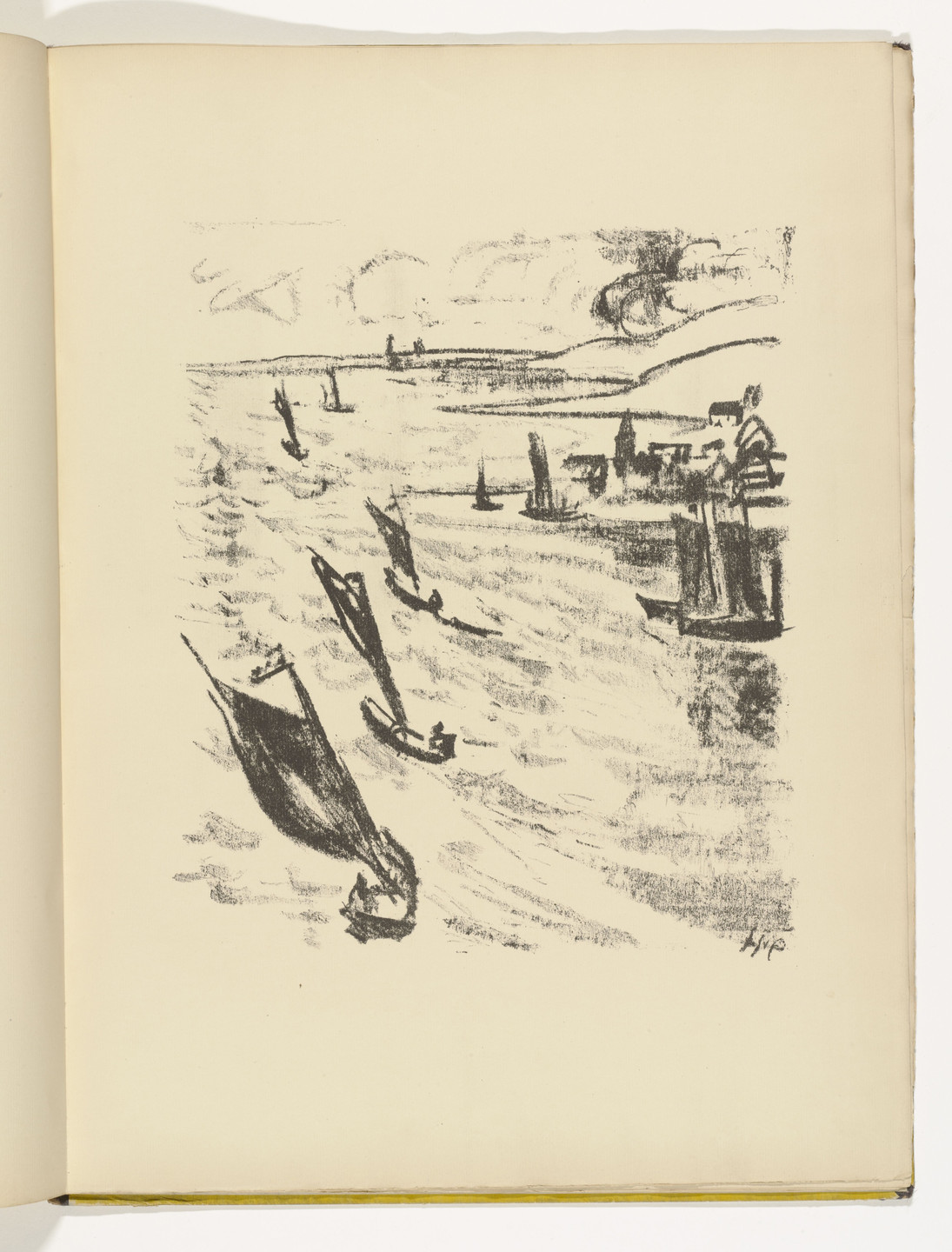 Max Pechstein. Untitled (plate, facing page 24) from Die Samländische Ode (The Samland Ode). 1918 (executed 1917)