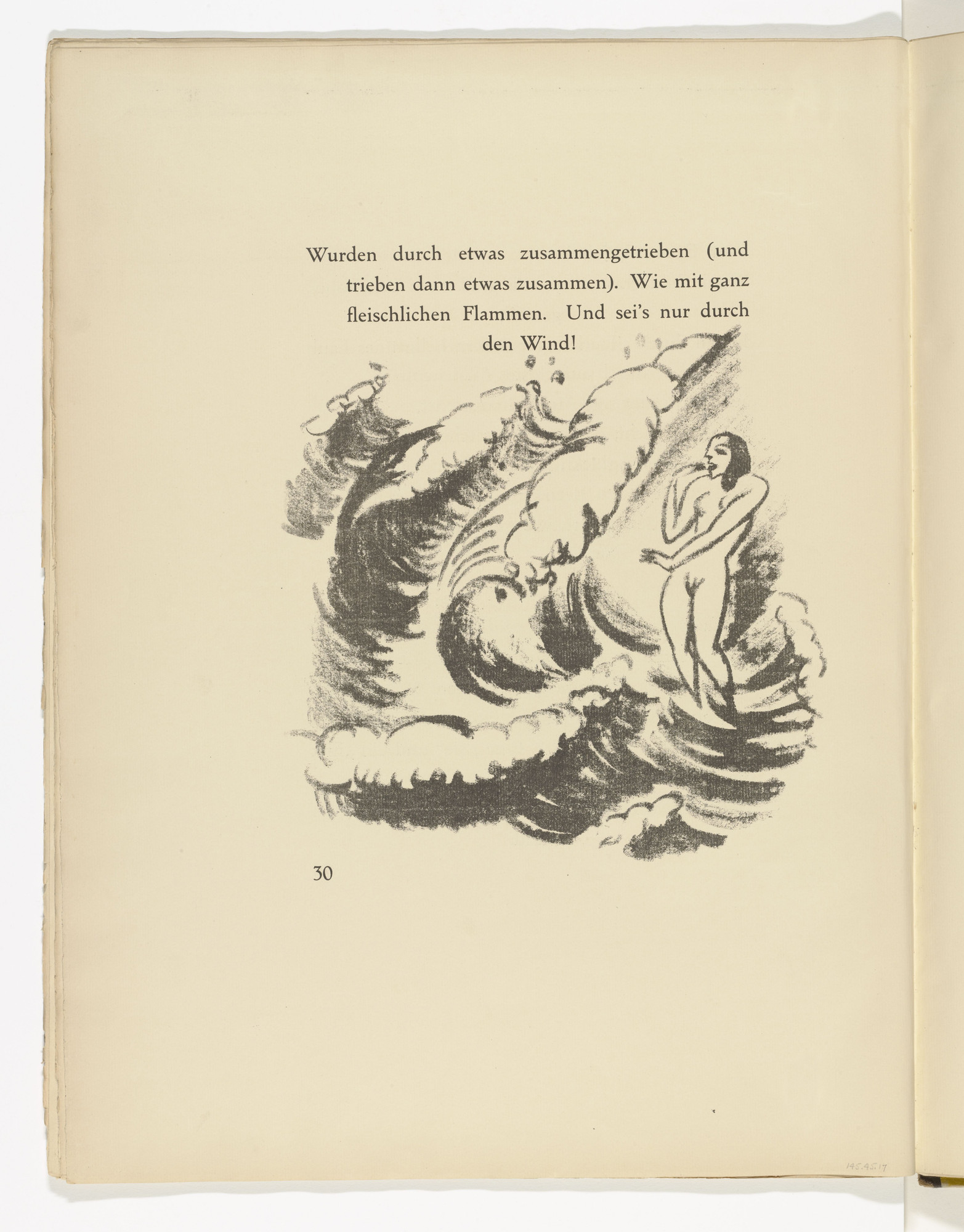 Max Pechstein. Untitled (in-text plate, page 30) from Die Samländische Ode (The Samland Ode)