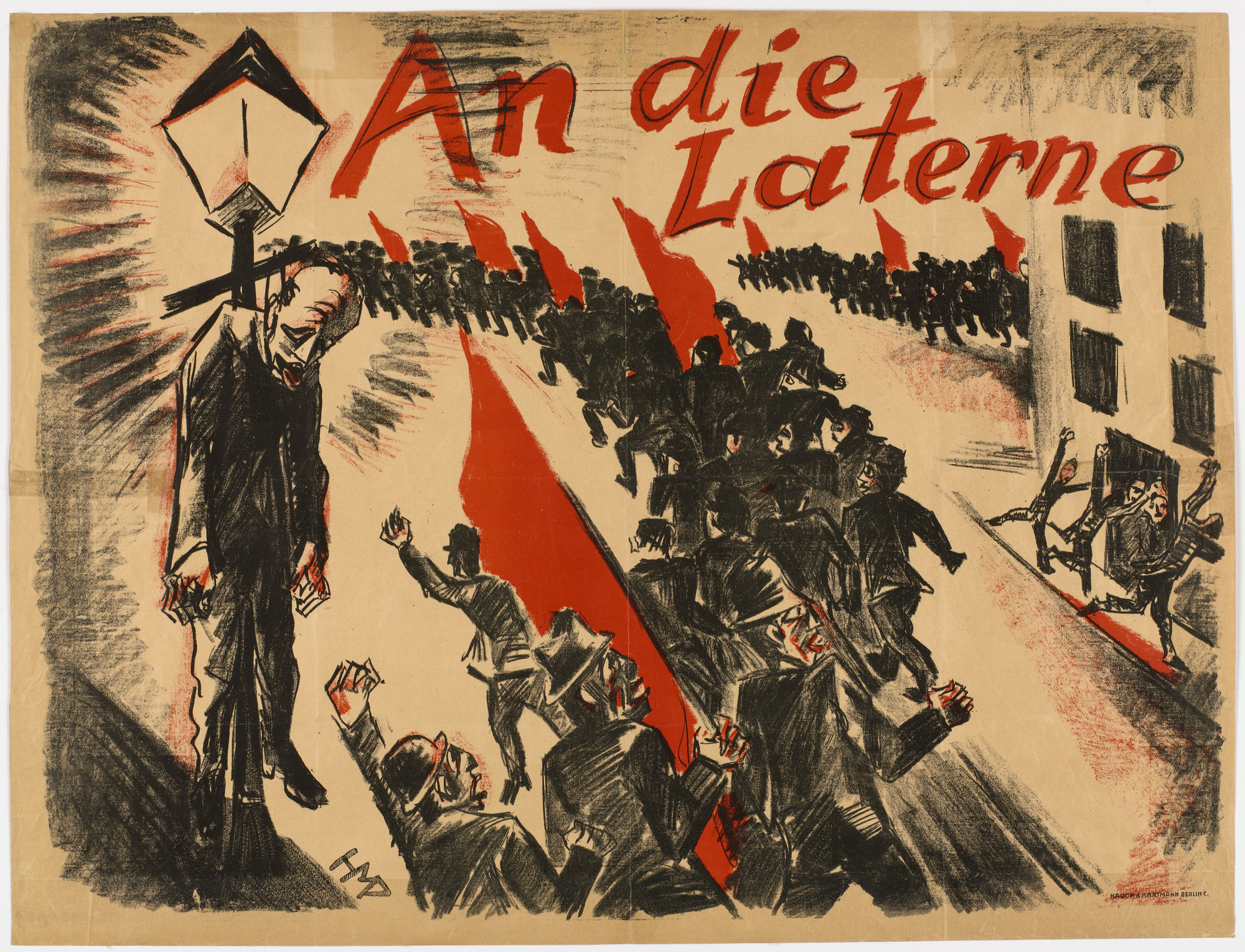 Max Pechstein. Poster for periodical An die Laterne (To the Lamp