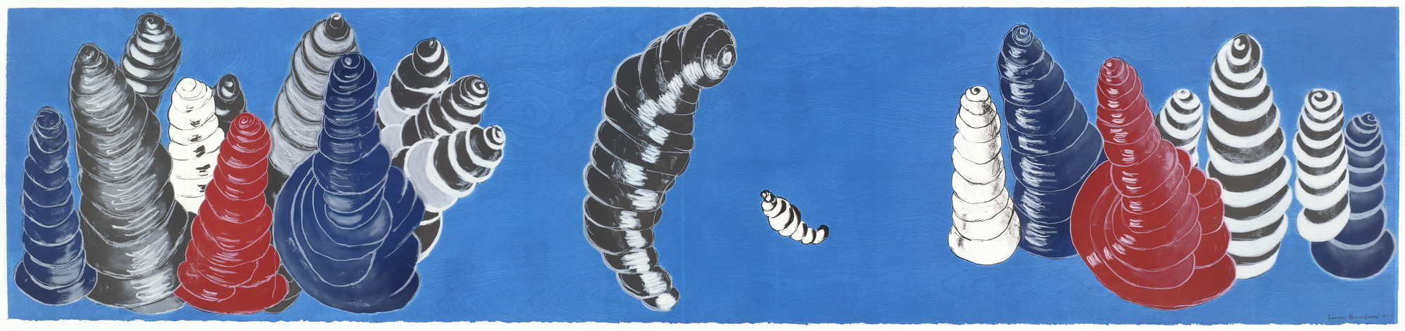 Louise Bourgeois. The Song of the Blacks and the Blues. 1996