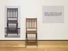 Joseph Kosuth. One and Three Chairs. 1965