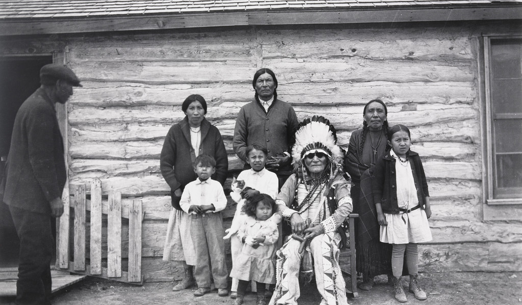 Four Generations: Old "Little Killer", His Daughter Who Marries Moses Kills Close to, Lodge, THeir Daughter Who Marrie,